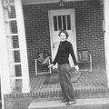 Hazel on the porch